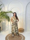 Naisha K 943 Vertican Discharge Print Kurti With Bottom Suppliers In India